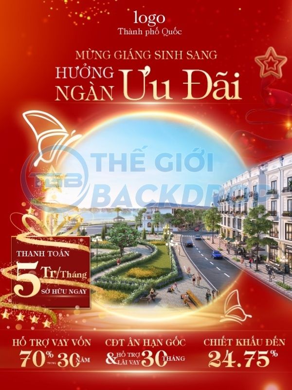 Poster bất động sản ưu đãi