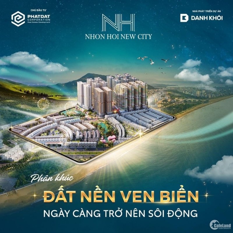 Poster đất nền ven biển Nhơn Hội New City