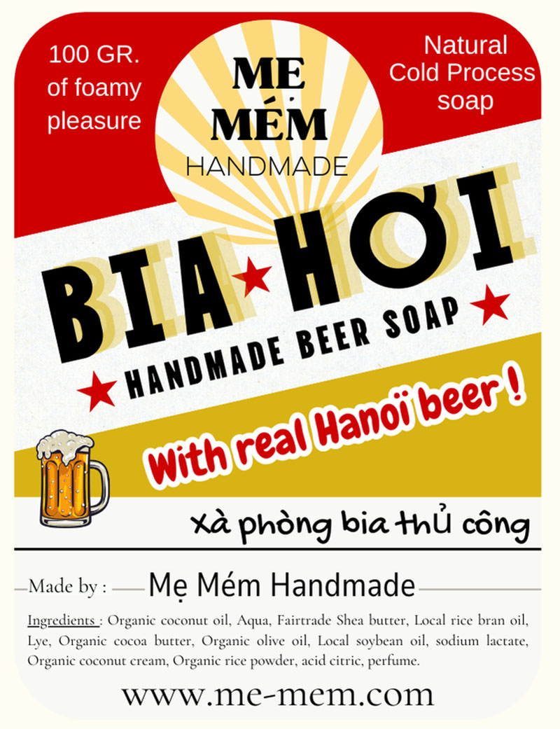 Poster bia hơi Mẹ Mém Handmade