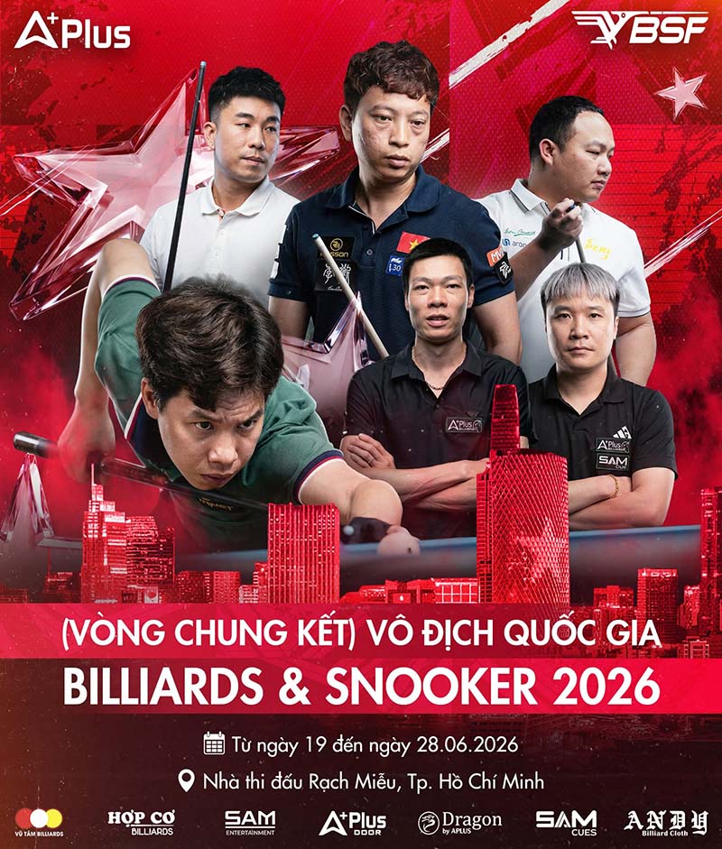 Poster bida giải v&ocirc; địch quốc gia