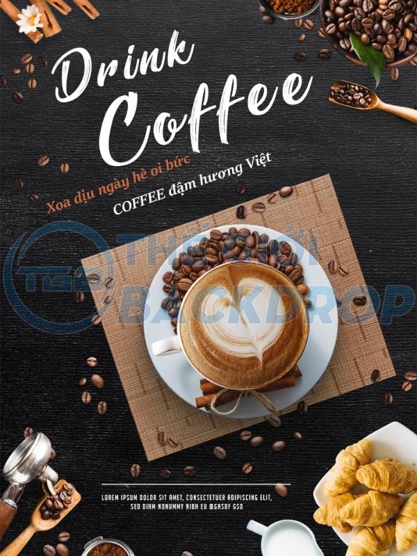 Poster cafe sáng tạo