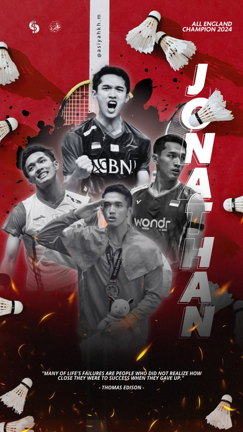 Poster cầu l&ocirc;ng Jonathan