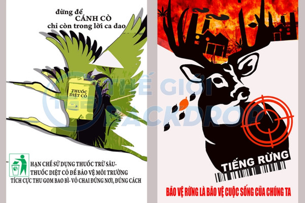 Poster bảo vệ rừng