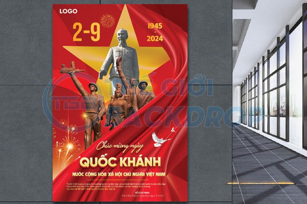 Poster cổ động Quốc Khánh