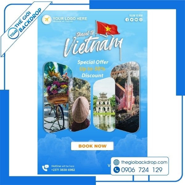 25+ mẫu poster du lịch ấn tượng và thu hút khách hàng