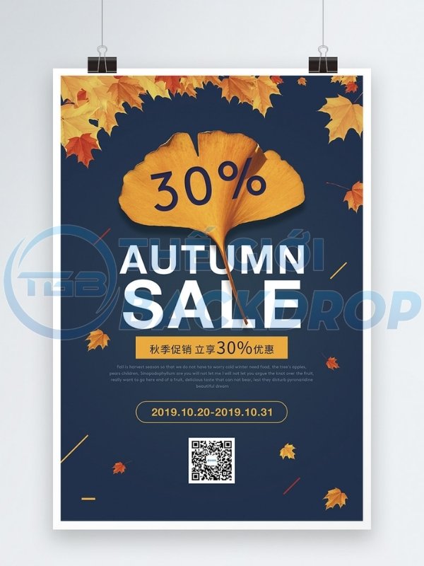 Một số sai lầm khi thiết kế poster giảm giá