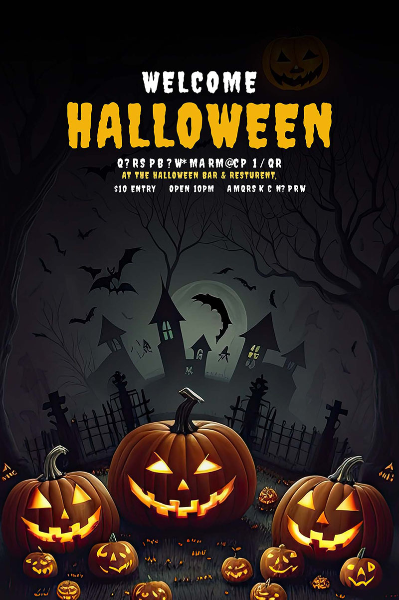 Poster Halloween đẹp