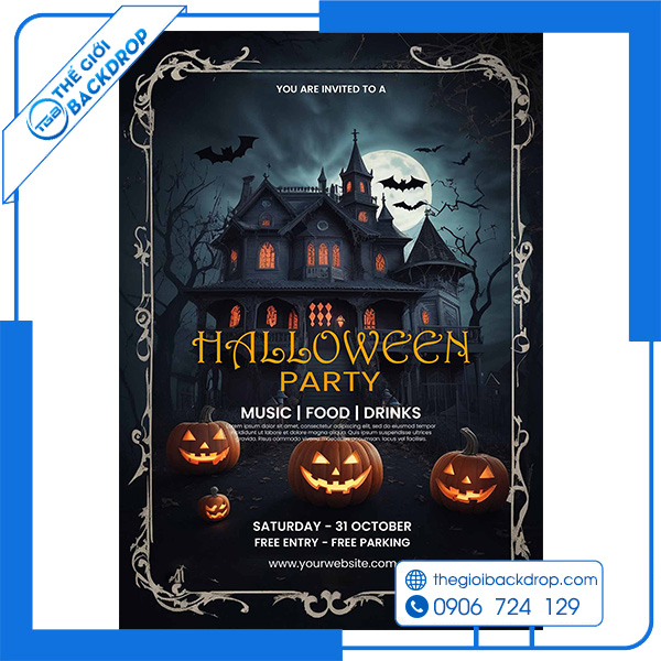 99+ Mẫu Poster Halloween Cực Chất, Kinh Dị Và Ấn Tượng