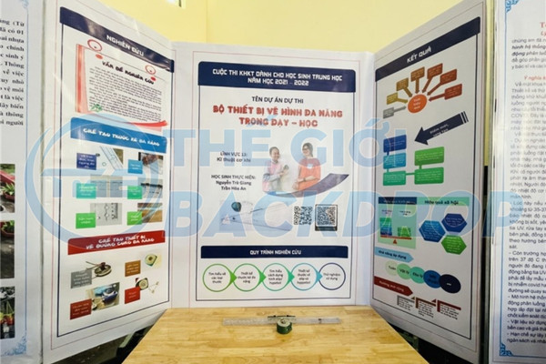 Poster cuộc thi khoa học kỹ thuật cấp thành phố