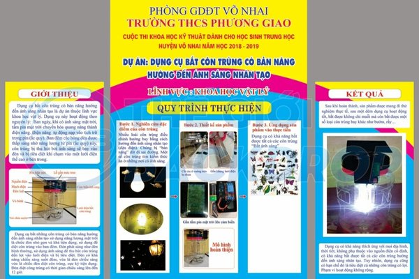 Poster cuộc thi khoa học kỹ thuật