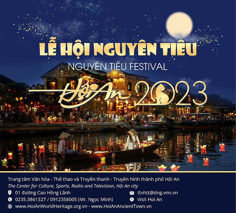 Poster lễ hội Nguyên Tiêu