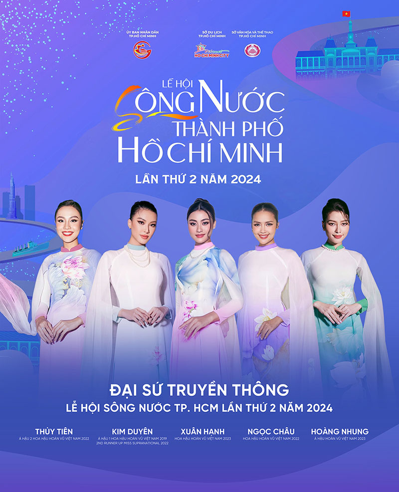 Poster lễ hội sông nước