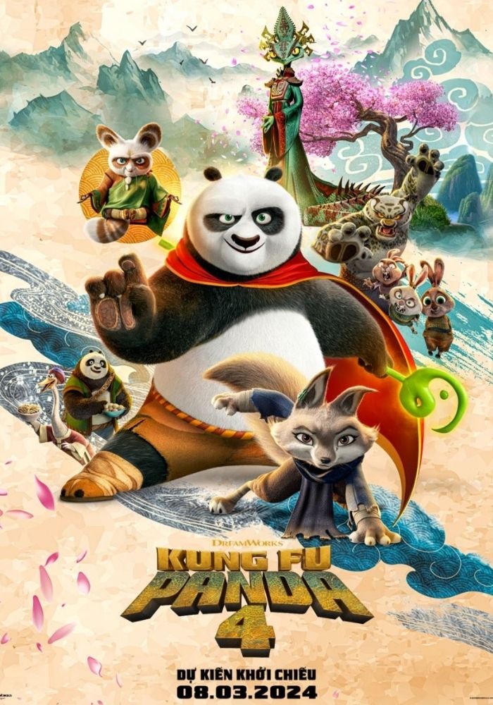 Poster Kung Fu Panda 4