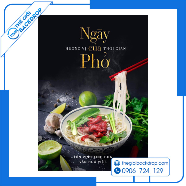 27 Mẫu Poster Phở Đẹp, Tăng Vị Giác, Thu Hút Khách Hàng