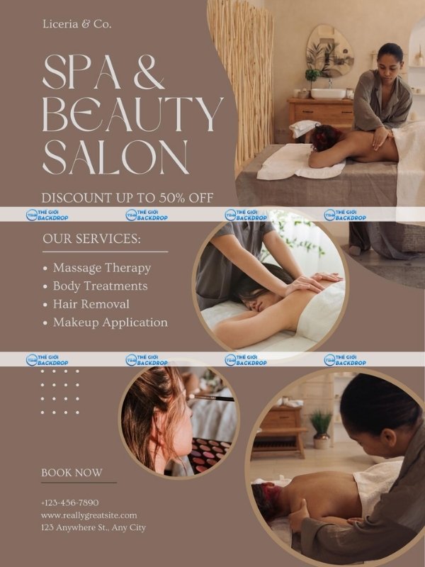 Poster salon spa