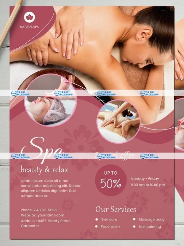 Poster spa sale 