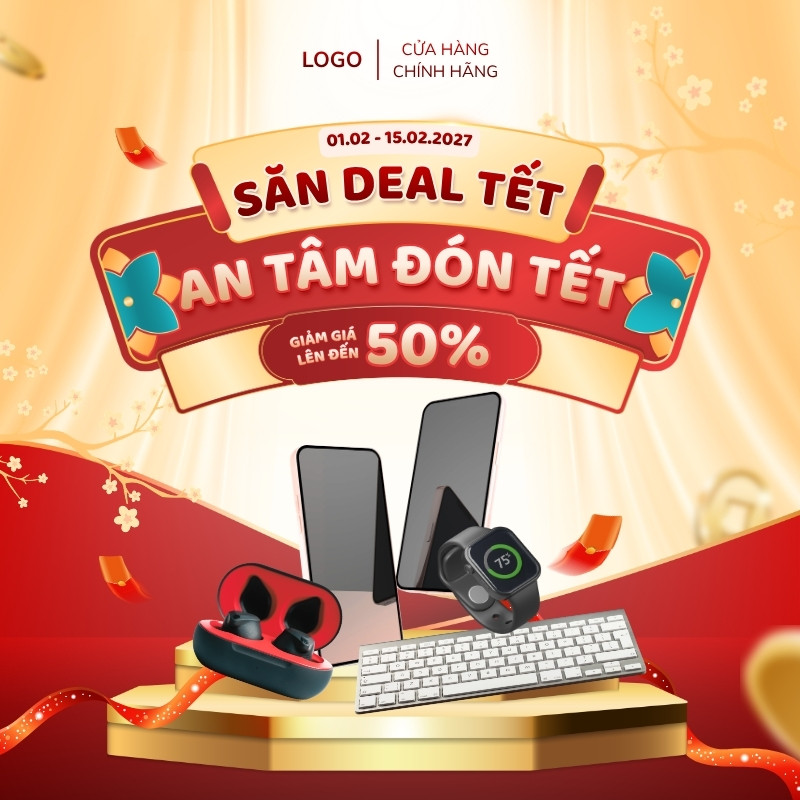 Poster săn deal Tết 2027