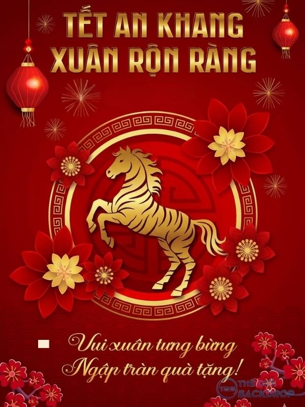 Poster Tết An Khang