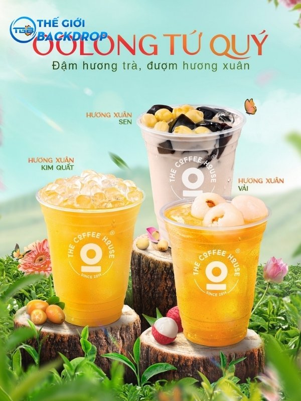 Poster oolong tứ quý