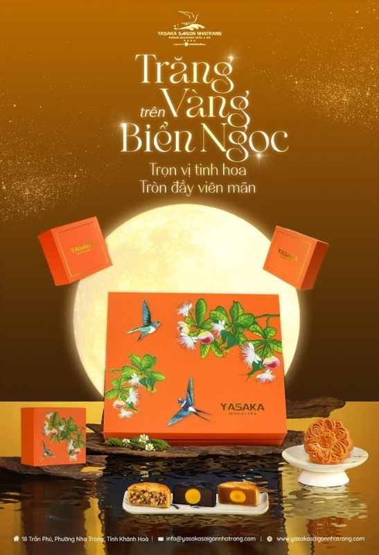 Poster giới thiệu hộp bánh Yasaka