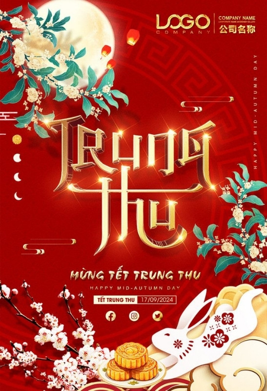 Poster Trung Thu đẹp