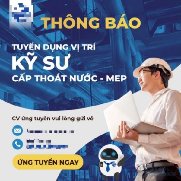Poster tuyển dụng kỹ sư