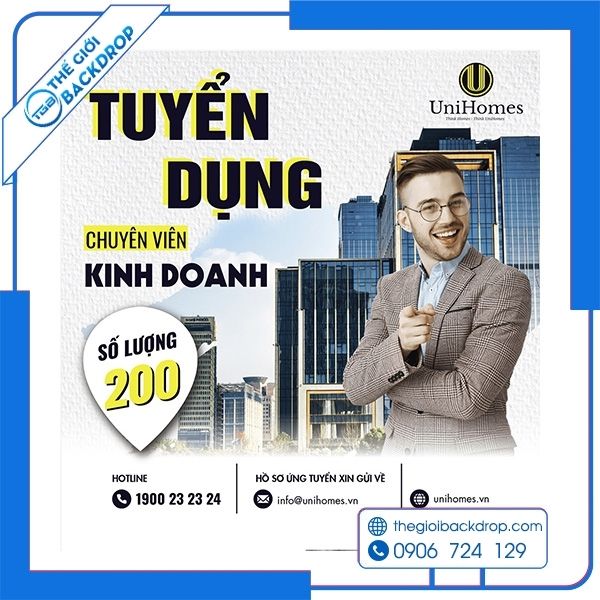 21+ mẫu poster tuyển dụng ấn tượng, thu hút ứng viên