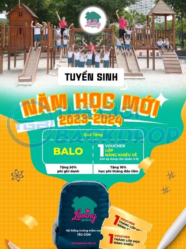 Poster tuyển sinh năm học mới