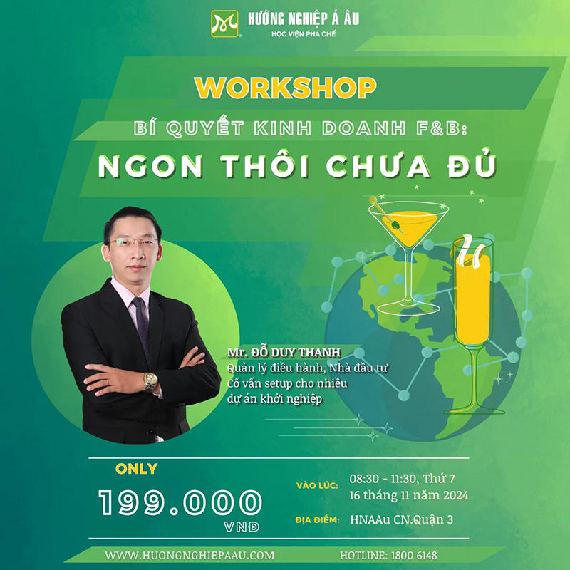 Poster workshop b&iacute; quyết kinh doanh