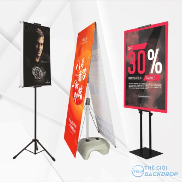 Mẫu standee 2 mặt phim