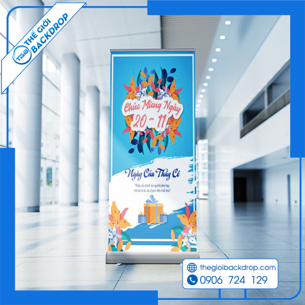 39+ Mẫu Standee 20/11 Đẹp, Xu Hướng, Báo Giá In Tận Xưởng