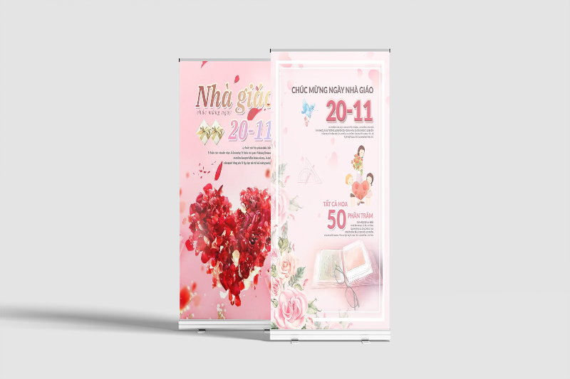 Standee Ng&agrave;y Nh&agrave; Gi&aacute;o Việt Nam cho trường học