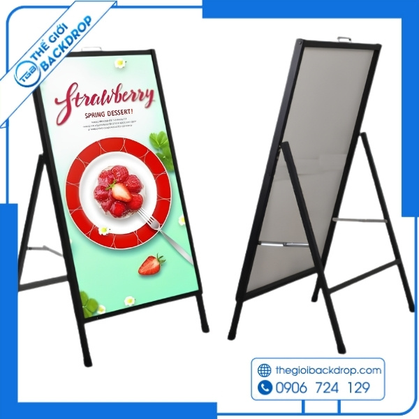 Cung cấp standee chữ A chất lượng, báo giá chi tiết tại xưởng