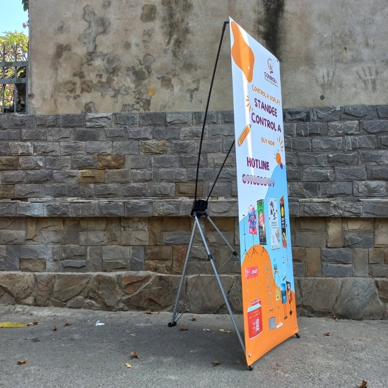 Standee ch&acirc;n chữ X Control A