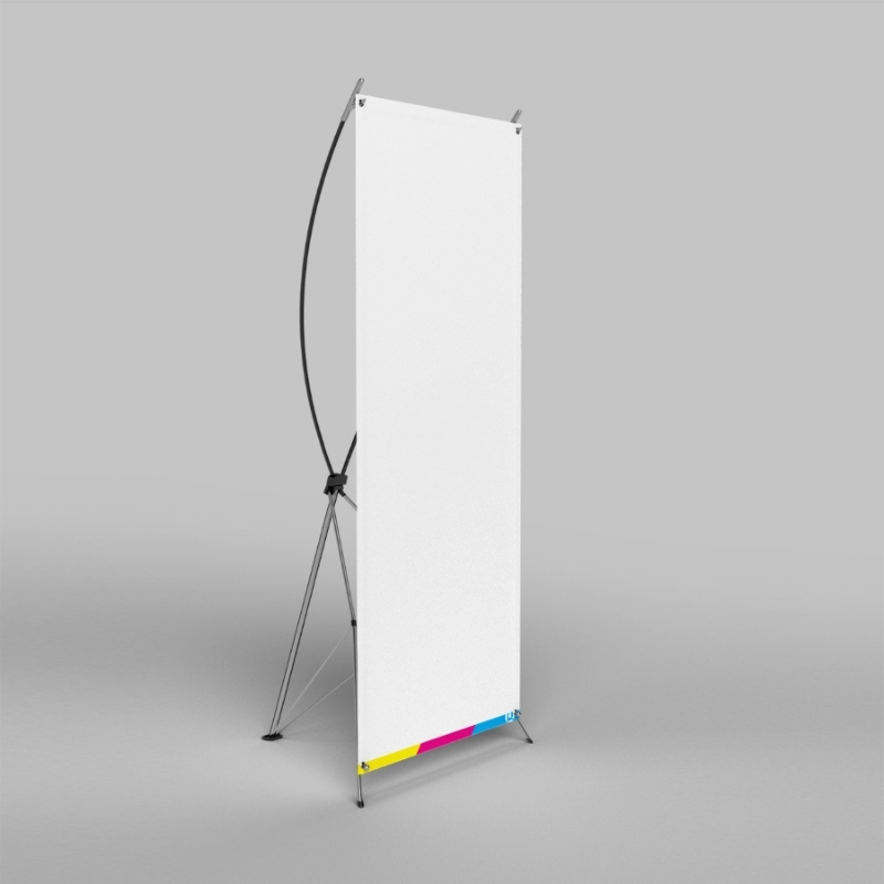 Standee chữ X mockup