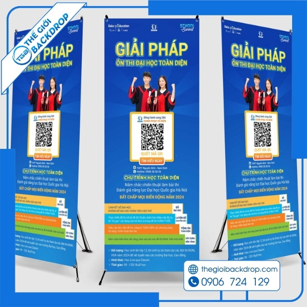 Cung cấp standee chữ X giá tốt tại TPHCM