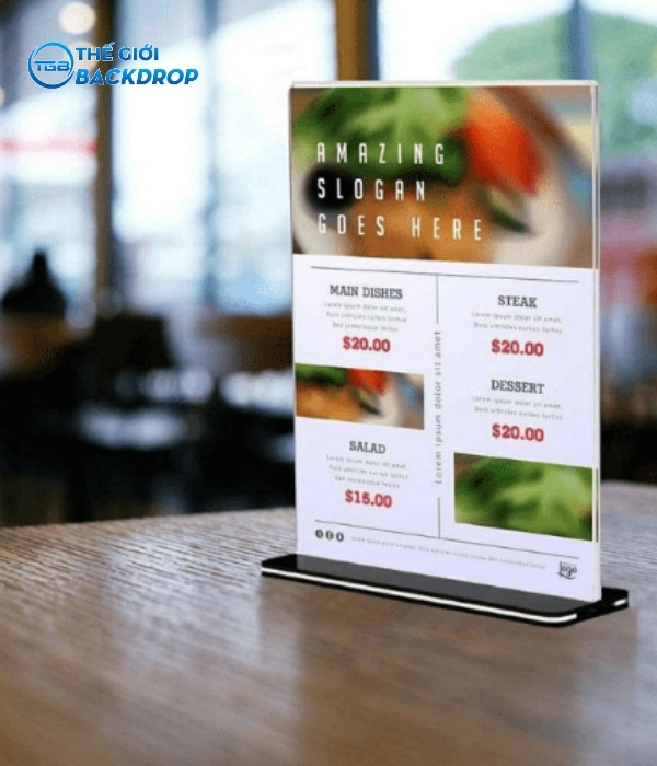 Standee coffee để bàn & mini