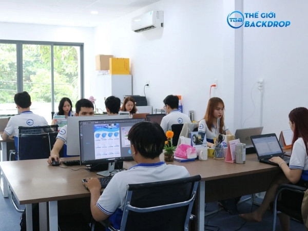 Thế Giới Backdrop chuyên in standee coffee chuyên nghiệp