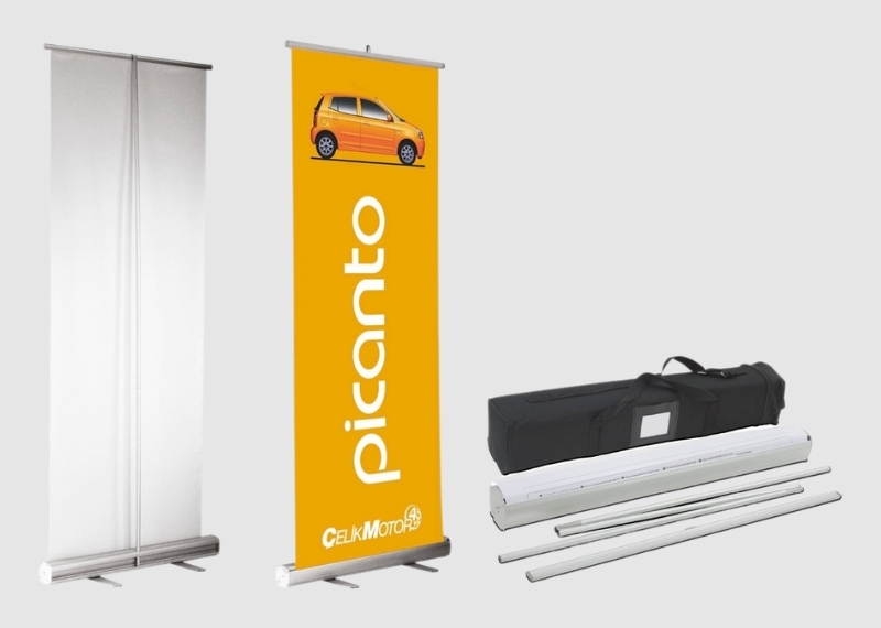 Standee cuốn nh&ocirc;m Picanto
