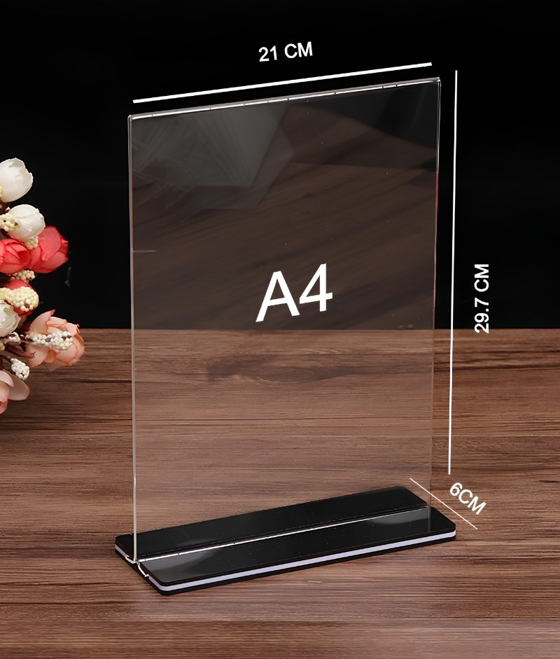 K&iacute;ch thước standee để b&agrave;n mini