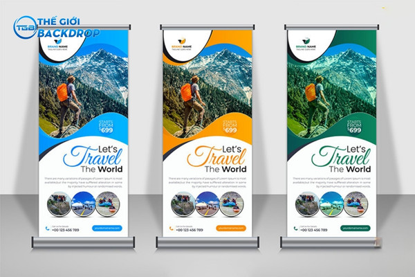 Standee du lịch 3