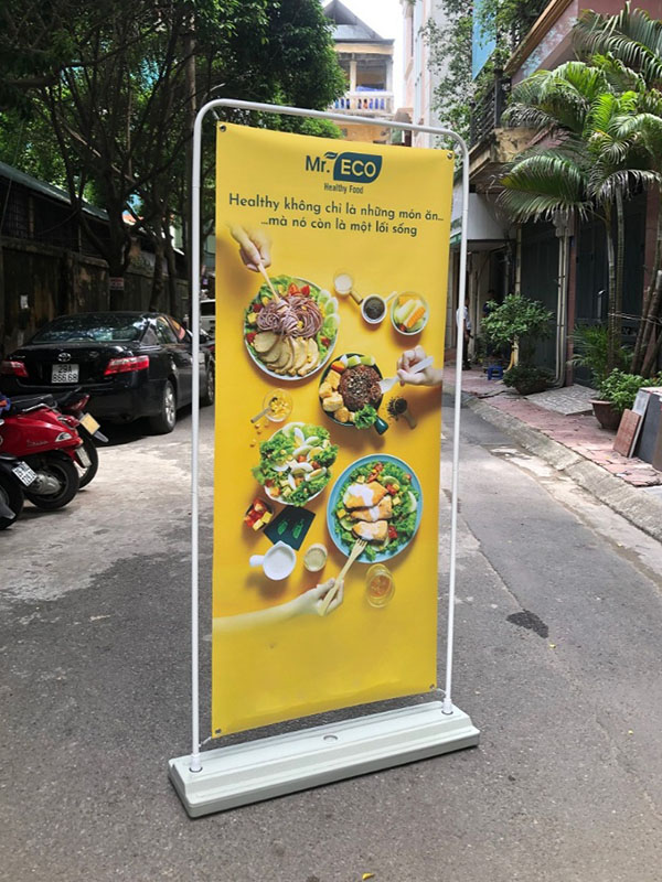 Standee food Mr.ECO