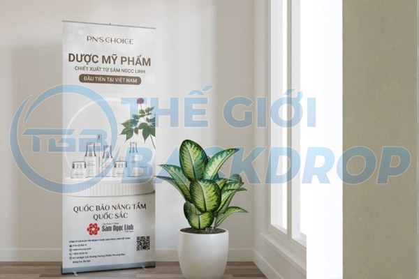 Standee mỹ phẩm Sâm Ngọc Linh