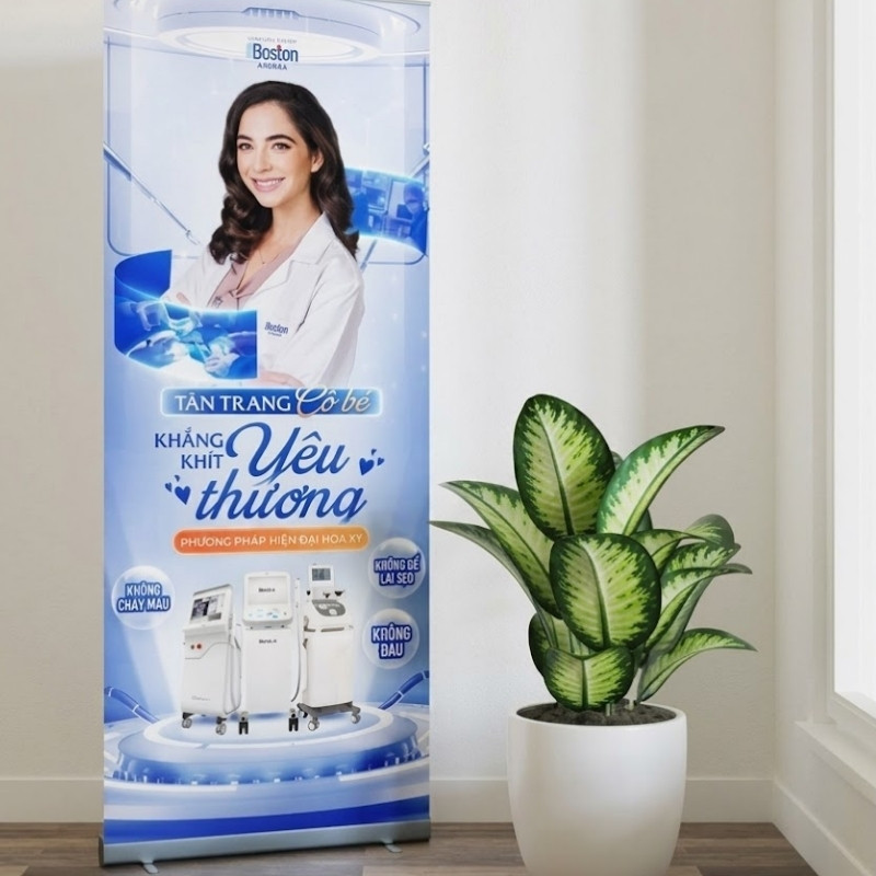 Mẫu standee thẩm mỹ đẹp