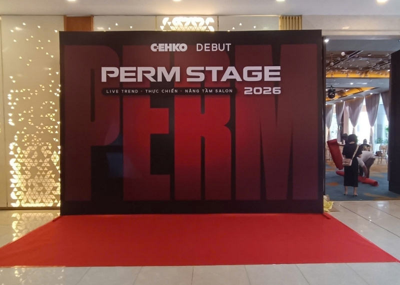Dự &aacute;n backdrop sự kiện Perm Stage