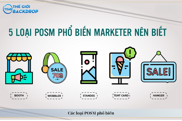 Các loại POSM phổ biến