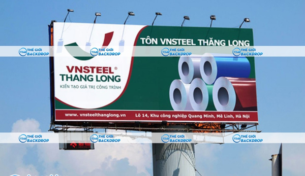 &Aacute;p ph&iacute;ch quảng c&aacute;o t&ocirc;n VNSteel