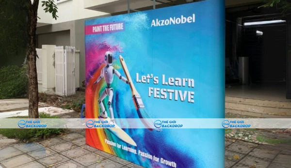 Backdrop Paint the future