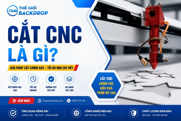 Cắt CNC Là Gì? Ứng Dụng Trong Ngành In Ấn Quảng Cáo