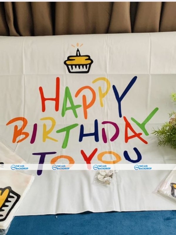 Backdrop bằng vải canvas